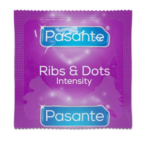 Pasante Ribs & Dots/Intensity Condoms 12 pcs