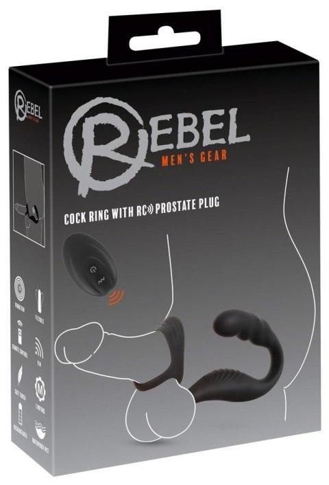 Rebel Cock Ring w RC Prostate