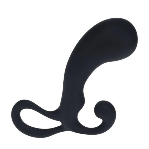 Bulb with Loop Silicone Prostate Massager - L - Black