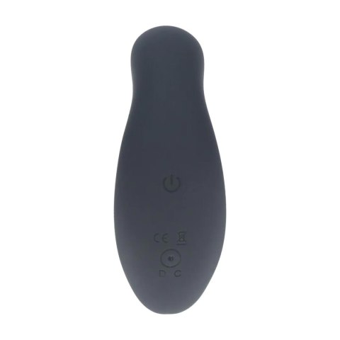 Dual Motor Remote Control Dual Motor Vibrating Liquid Silicone Prostate Stimulator - Black