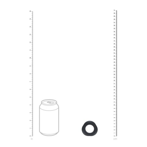 Ergo Liquid Silicone Cockring - Black