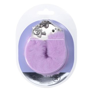 Heavy-duty Fluffy Handcuffs - Lavender