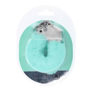 Heavy-duty Fluffy Handcuffs - Powder Green
