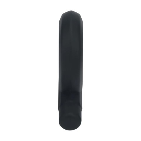 Pencil Liquid Silicone Cockring - Black