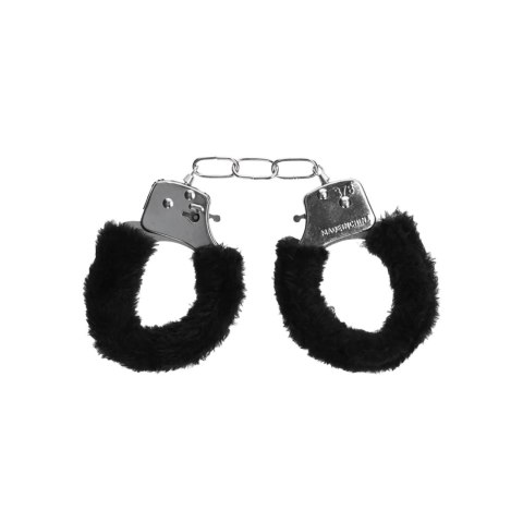 Pleasure Handcuffs Furry Black