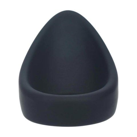 Teardrop Silicone Cockring - Black