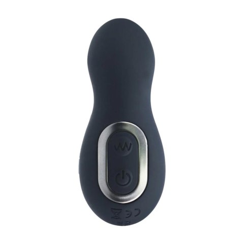 Vibrating and Thrusting Silicone Prostate Massager - Black