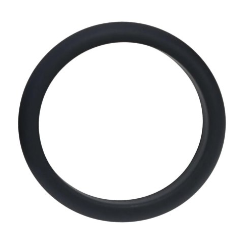 Wide O Silicone Cockring - XXL - 55mm - Black