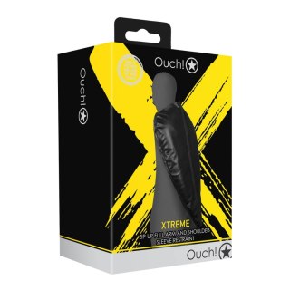 Zip-Up Full Arm and Shoulder Sleeve Restraint - Black