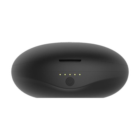 Rosy Gold - C-Shape Vibrator with Luxury Charging Case - Black