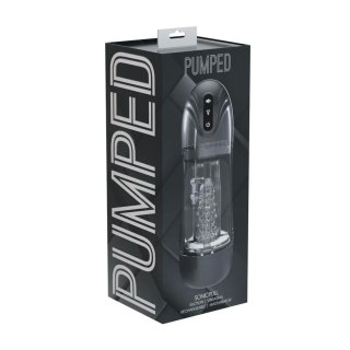 SonicPull - Suction and Vibration Masturbator Pump - Multimedia Enhanced - Gun Metal