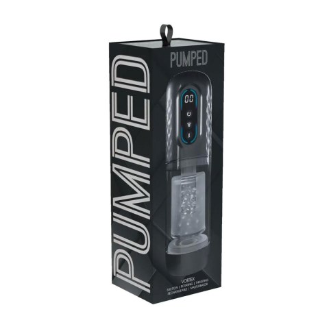 Vortex - Suction Rotation and Thrusting Masturbator Pump - Gun Metal