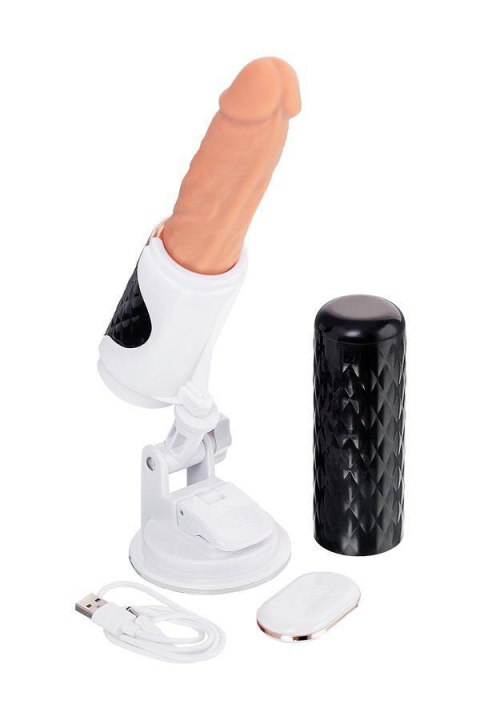 Sex machine Sekster, MotorLovers, ABS, black, 29 cm