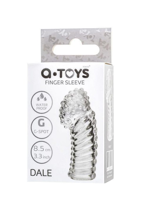 Sleeve finger A-toys Dale, TRE, transparent, 8.5 cm