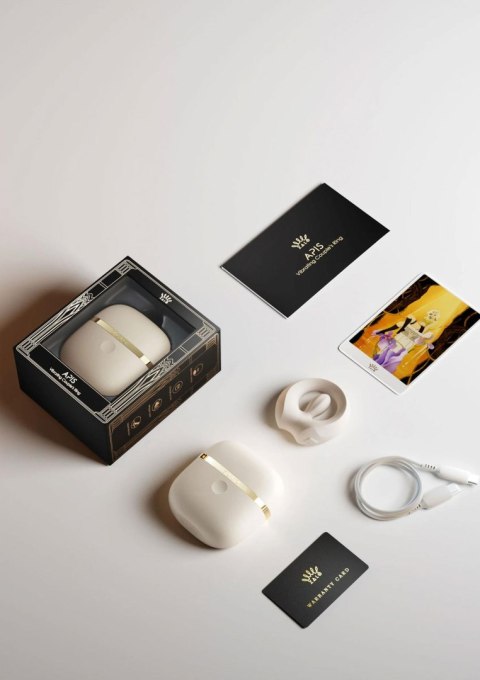 Apis Vibrating Couples Ring White