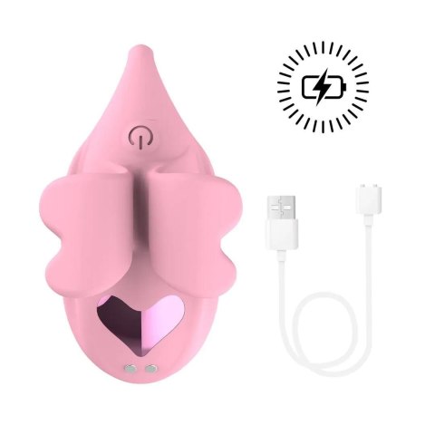 Finger Dual Vibrator - Pink