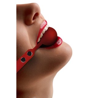 Silicone Ball Gag Red