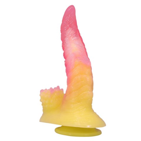 Power Monsters Flamebeast - 22.5 cm Rippled Monster Silicone Dildo