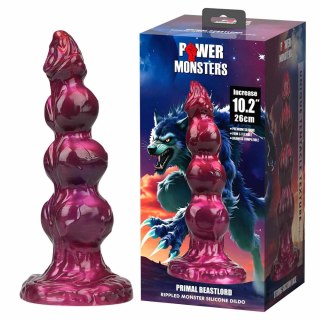 Power Monsters Primal Beastlord - 26 cm Rippled Monster Silicone Dildo
