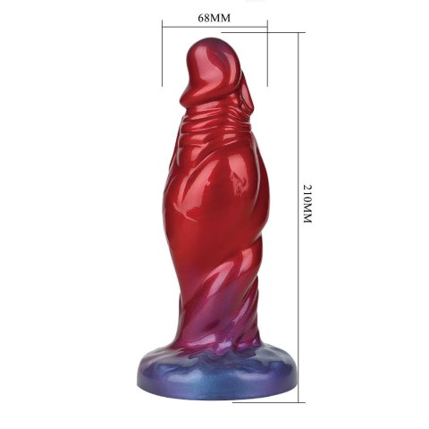Power Monsters Shadow Behemoth - 22 cm Rippled Monster Silicone Dildo
