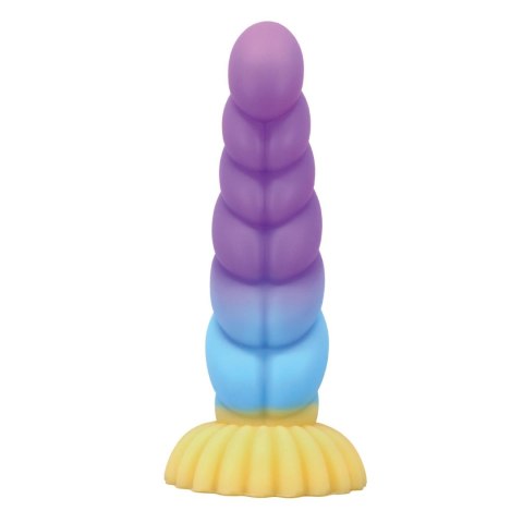 Power Monsters Unicorn - 22 cm Rippled Monster Silicone Dildo