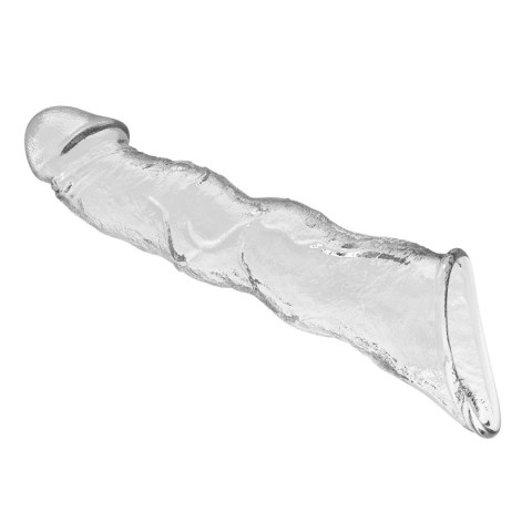Pretty Love Extension Penis Sleeve with Modular Length Blocks Clear - 28 cm