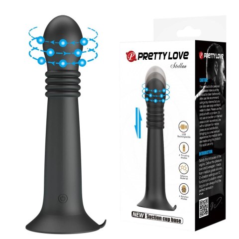 Pretty Love Stellan Thrusting & Rotating Wand Massager - 23 cm