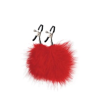 Feather nipple clamps with adjustable
pressure, and soft comfortable pads