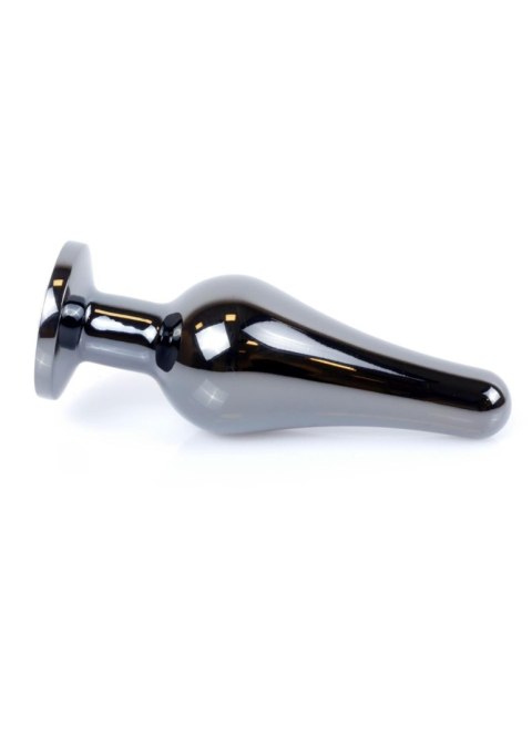 MyLove Toys - Jewellery Dark Silver BUTT PLUG- Clear