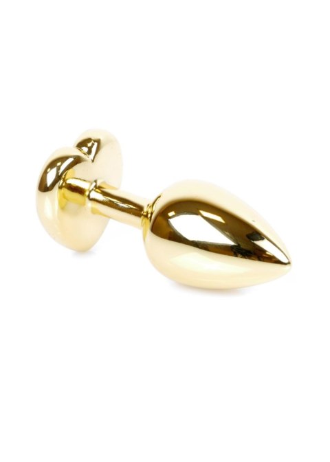 MyLove Toys - Jewellery Gold Heart PLUG- Purple