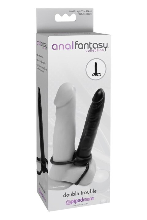 Anal Fantasy Double Trouble - strap-on penisowy do podwójnej penetracji