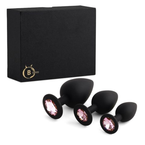 Jewellery - Silicone PLUG - SET Black
