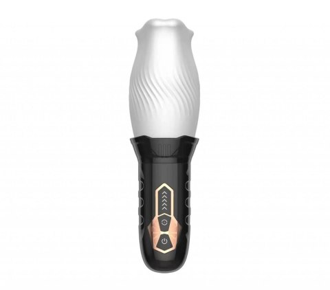Rotating and vibrating masturbator