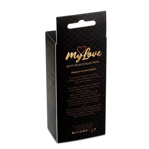 MyLove Toys - Jewellery Red Silicone PLUG Medium