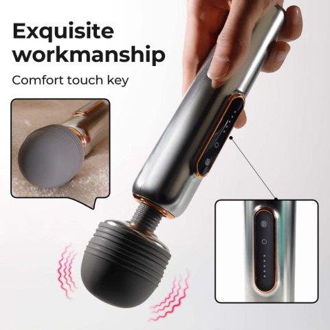 WAND MASSAGERS SHINING METALLIC LUSTER
