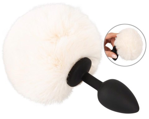 Fluffy Tail White S
