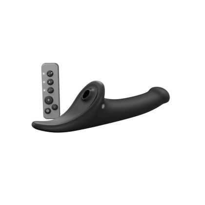 Dorcel Multi Orgasm - wibrujące dildo z pilotem, M, czarne