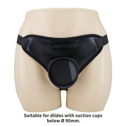 Pretty Love Fogg II Black Universal Harness Briefs