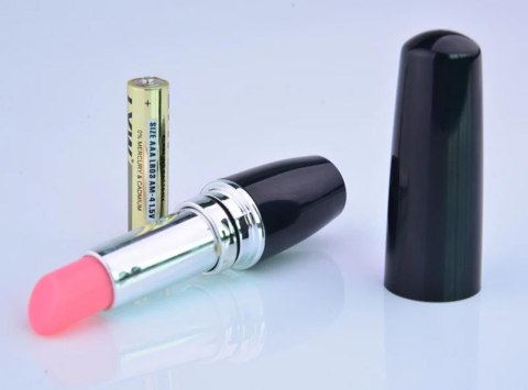 Lipstick Vibe - Discreet red lipstick vibrator black