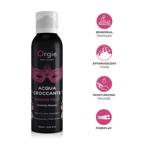 Acqua Croccante Crunchy Mousse Passion Fruit 150 ml Orgie