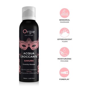 Acqua Croccante Crunchy Mousse Sakura Fruit 150 ml Orgie