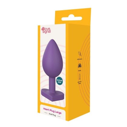 Dream Toys Love Signal - korek analny z sercem, L