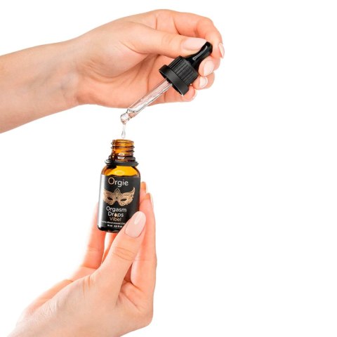 ORGIE Orgasm Drops Vibe Peach Flavor 15 ml Orgie