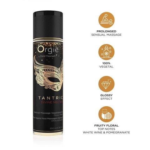 Orgie - Sexy Therapy Sensual Massage Oil Fruity Floral Divinie Nectar 200 ml Orgie