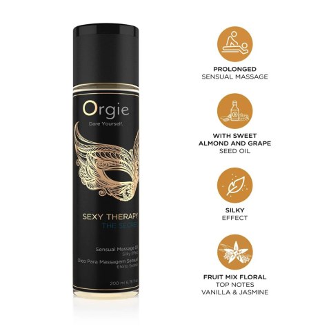 Orgie - Sexy Therapy Sensual Massage Oil Fruity Floral The Secret 200 ml Orgie