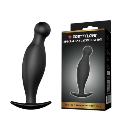 Pretty Love Special Anal Stimulation - silikonowy korek analny, czarny