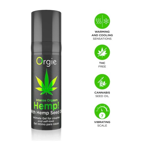 Żel-HEMP! - INTENSE ORGASM - 15 ML Orgie