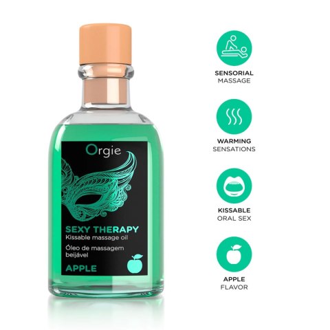 Żel-LIPS MASSAGE KIT APPLE - 100 ML Orgie