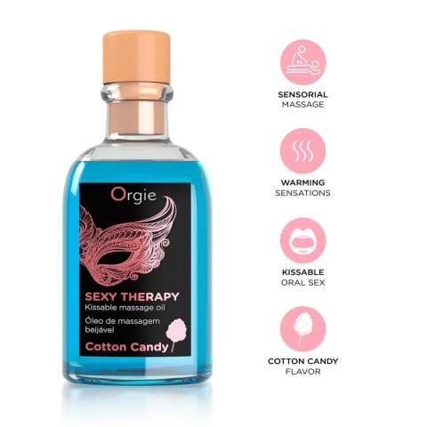 Żel-LIPS MASSAGE KIT COTTON CANDY - 100 ML Orgie