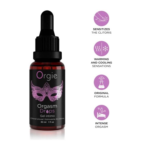 Żel-ORGASM DROPS - CLITORAL AROUSAL - 30ML Orgie